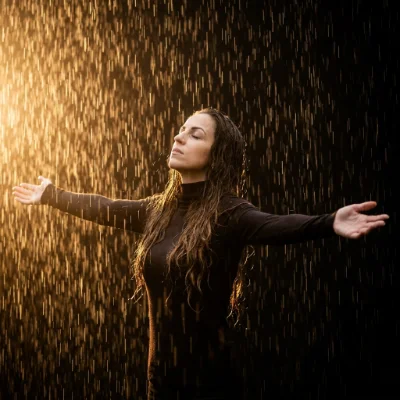 Rain Arms Open Freedom