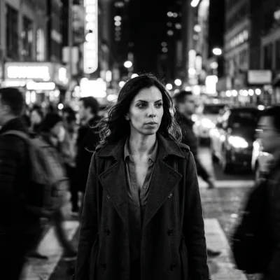 City Blur Film Noir Walk