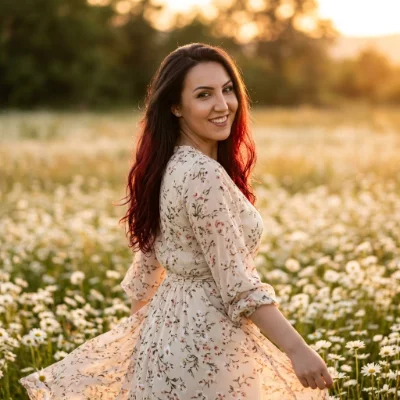 Daisy Field Sunset Romance (W)