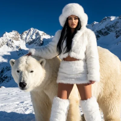 Arctic Fashion with Polar Bear