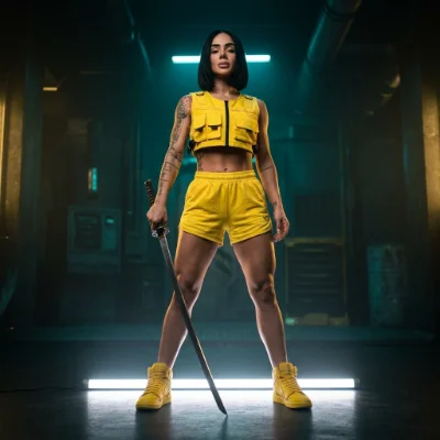 Katana Warrior Yellow Tactical