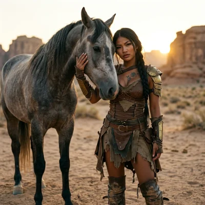 Nomadic Warrior Desert Horse