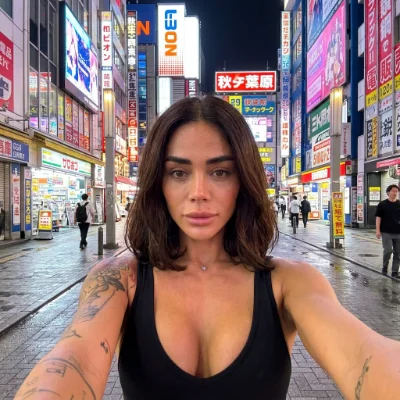 Akihabara Night Selfie