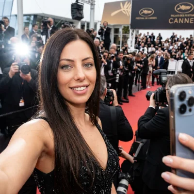 Cannes Red Carpet Selfie