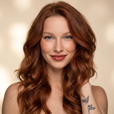 Rich Auburn Copper Hair