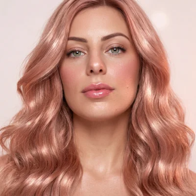 Rose Gold Fantasy Hair