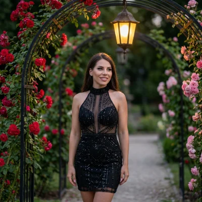Rose Archway Gown