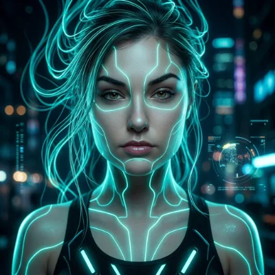 Neon Cyberpunk Vision